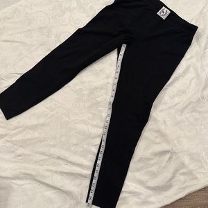 Vintage Pink Victoria Secret mascot dog yoga leggings black